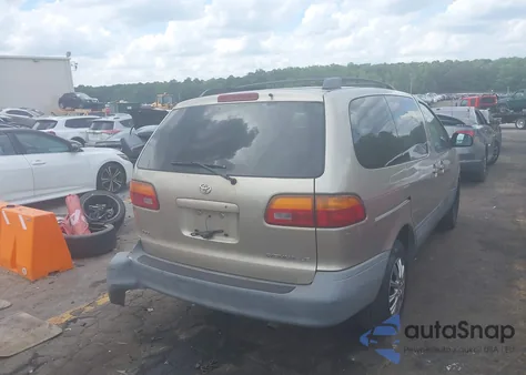 2000 Toyota Sienna Le z USA, uszkodzony, nr VIN 4T3ZF13C4YU309866